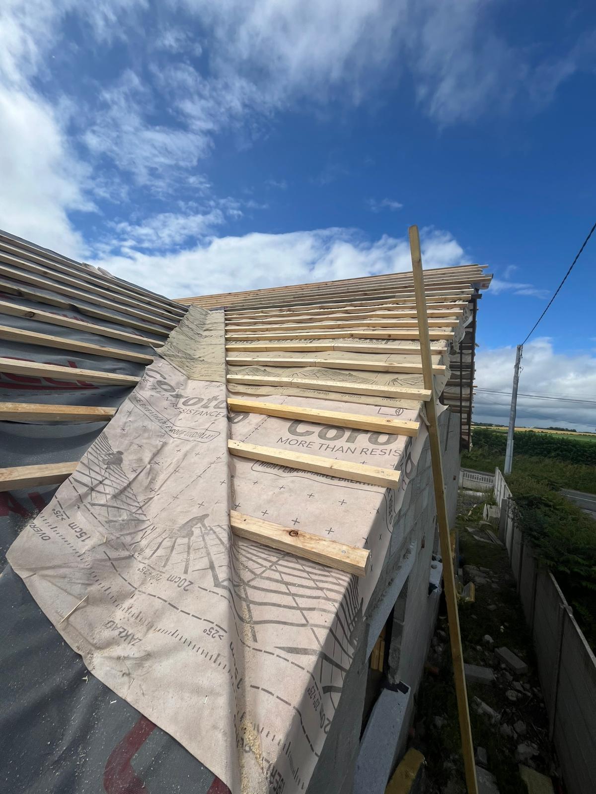 installation roof battens