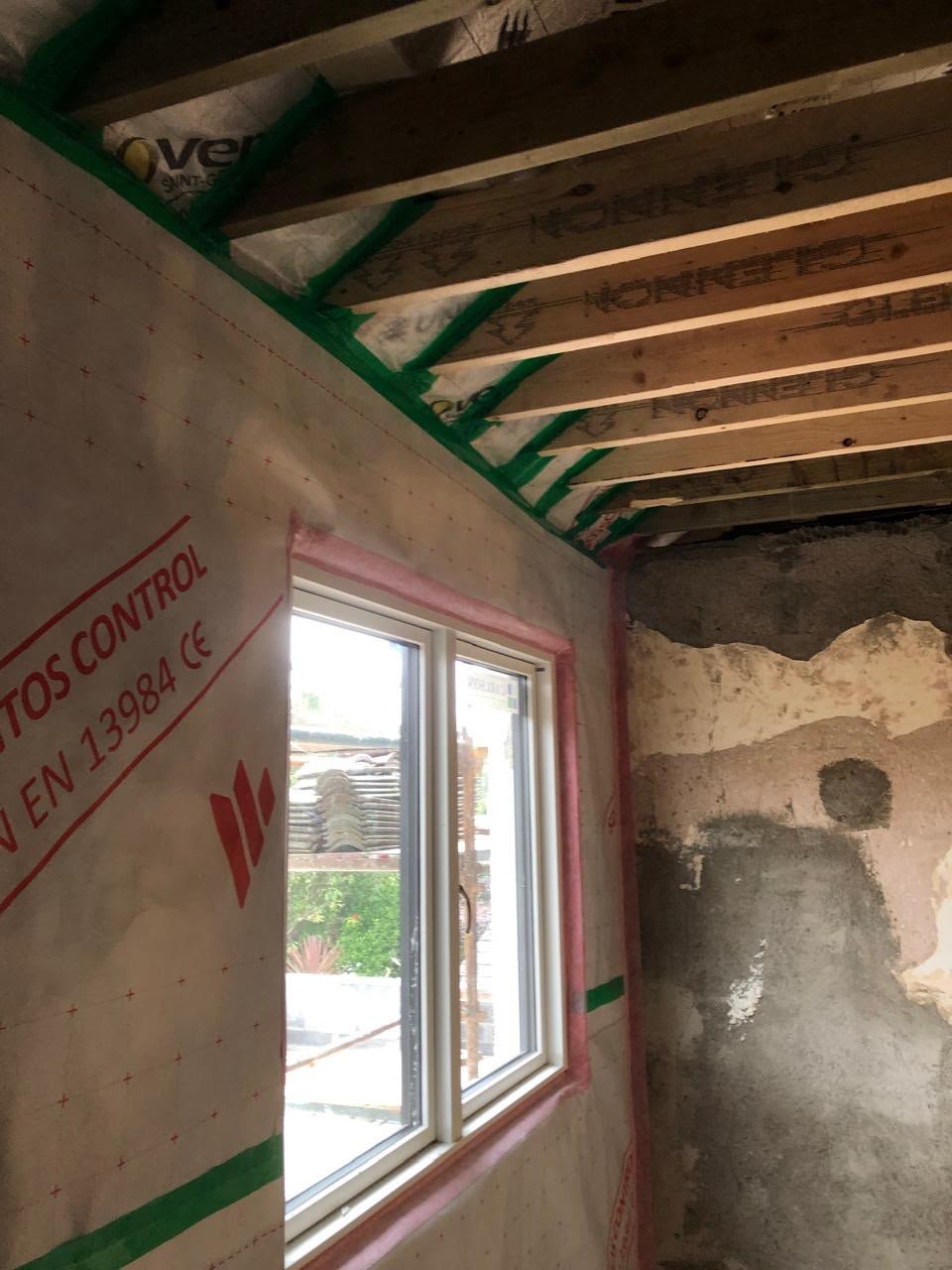 Interior insulation detail