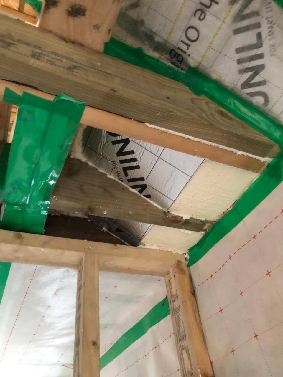 Insulation surface prep